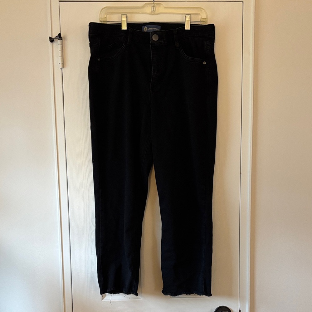 Democracy Black Ankle Jeans